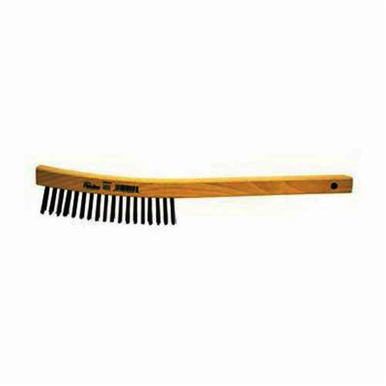 Weiler 44056 Scratch Brush, 6 in Brush, 14 in L x 1-1/8 in W Block, 1-3/16 in Steel Trim
