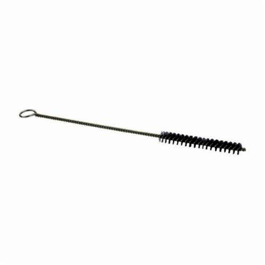 Weiler 44110 Maintenance Tube Brush, 1/4 in Dia x 2 in L, 6-1/4 in OAL, 0.005 in Dia Filament/Wire, Nylon Fill