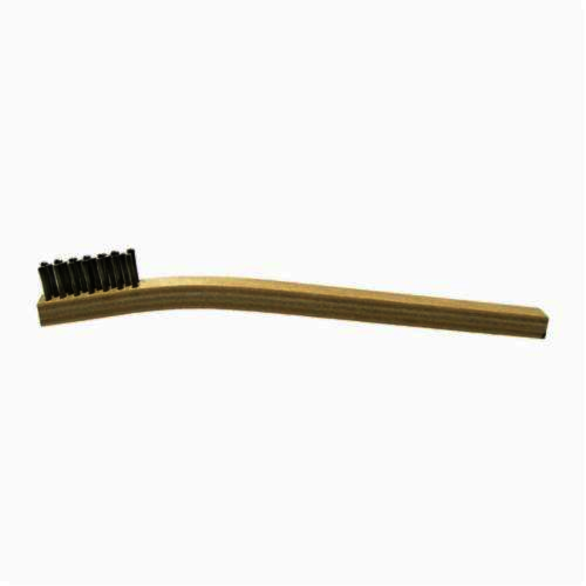Weiler 44167V Vending Ready Wire Scratch Brush, 1-1/2 in L x 1/2 in W Brush, 7-1/2 in L x 1/2 in W Block, 7-1/2 in OAL