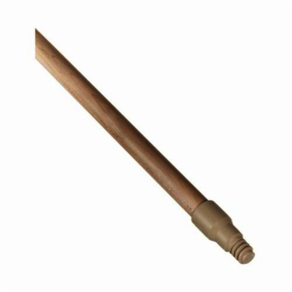 Weiler 44301 Perma-Flex Tip Mop Handle, 15/16 in Dia x 60 in L, Hardwood Handle/Plastic Tip, Natural