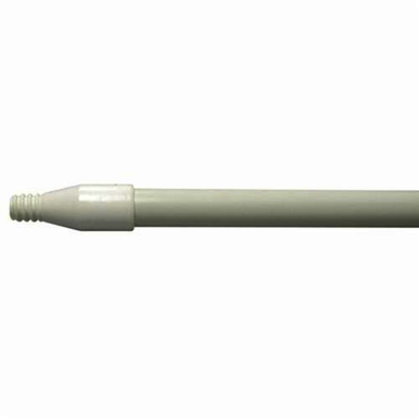 Weiler 44563 Threaded Tip Broom Handle, 1 in Dia x 60 in L, Fiberglass, White