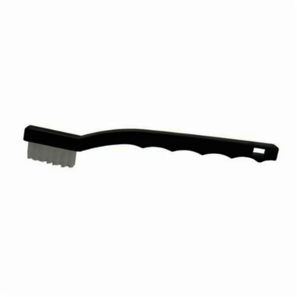 Weiler 44609 Small Handle Scratch Brush, 7-1/2 in L x 1/2 in W Block, 1/2 in Nylon Trim