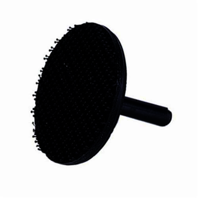 Weiler 51562 Stem Mounted Backing Pad, 3 in Dia Pad, Hook and Loop Attachment