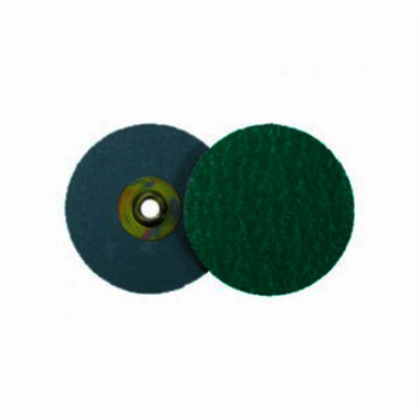 Weiler 60382 Blending Disc, 2 in Dia, 80 Grit, Medium Grade, Zirconia Alumina Abrasive, Hub Attachment