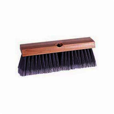 Weiler 70312 Floor Brush, 10 x 2-1/2 in Block, 10 in OAL, 3 in Flagged Polystyrene Trim