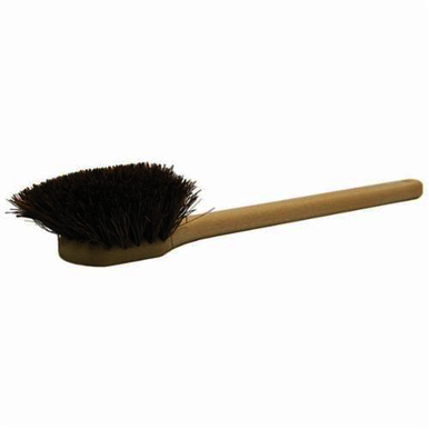 Weiler 79107 Long Handle Utility Scrub Brush, 20 in OAL, 2 in Palmyra Trim
