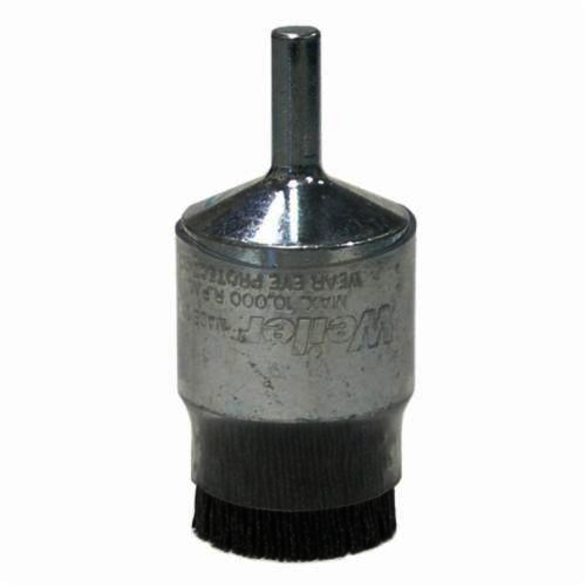 Nylox 86105 Stem Mount End Brush, 1 in, Crimped, 0.043 in, Ceramic Fill, 1/4 in L Trim