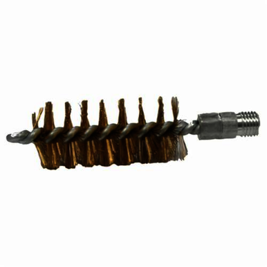 Weiler 95084 Maintenance Tube Brush, 20 ga Dia x 1-5/8 in L, 2-7/8 in OAL, Bronze Fill