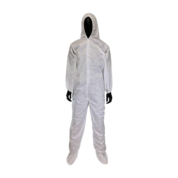WESCHE C3809/XXXXXL 5X-Large White Disposable Coverall