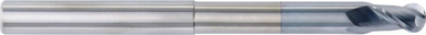 Hanita 2864323 1/2 2F Solid Carbide End Mill 5 OAL