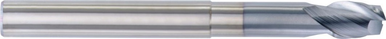 Hanita 2870505 3/16 2F Solid Carbide End Mill 3 OAL