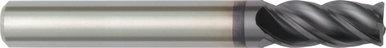 Widia 1920430 0.2360 in Milling Dia, 0.5120 in LOC, 2.2440 in OAL, 4 Flutes, Carbide, TiAlN, Square End Mills