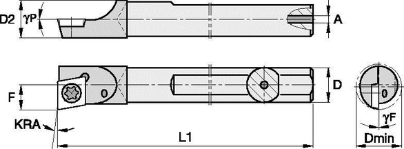 Circle Machine 2832265 CCBI31265L Indexable Boring Bar