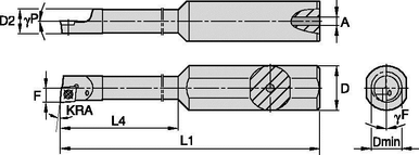 Circle Machine 2832547 CSBI20337510R Indexable Boring Bar