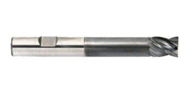 YG-1 EMB20240 EMB20 V7 MILL INOX Center Cut Extended Length High Performance Imperial Long Reach Variable Helix End Mill, 3/8 in Dia Cutter, 1/2 in Length of Cut, 4 Flutes, 3/8 in Dia Shank, 4 in OAL, AlTiN Coated