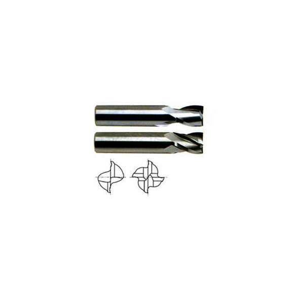 EM 2 FLUTE STUB LENGTH