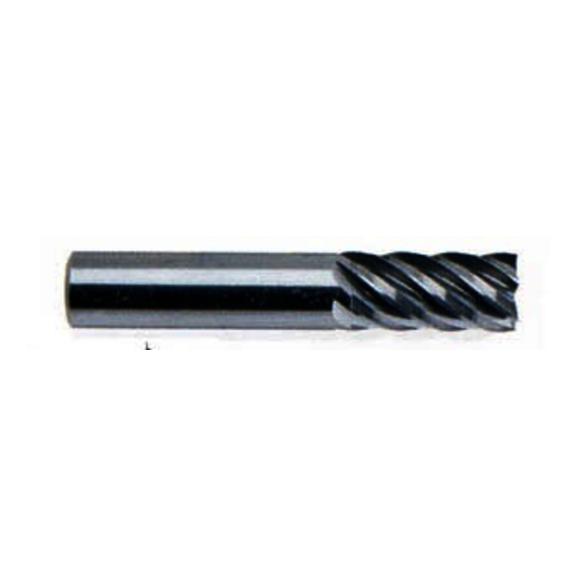YG-1 84598TH E5058 Regular Length End Mill, 3/4 in Dia Cutter, 1-1/2 in Length of Cut, 6 Flutes, 3/4 in Dia Shank, 4 in OAL, Hardslick Coated