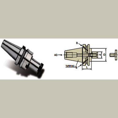 SHELL MILL ARBOR BT40 AD/B-SMA1 1/2-4.72