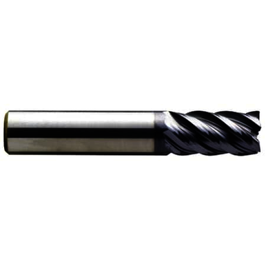 YG-1 EMB76024 EMB76 V7 Mill INOX Regular Length End Mill, 3/8 in Dia Cutter, 7/8 in Length of Cut, 5 Flutes, 3/8 in Dia Shank, 2-1/2 in OAL, AlTiN Coated
