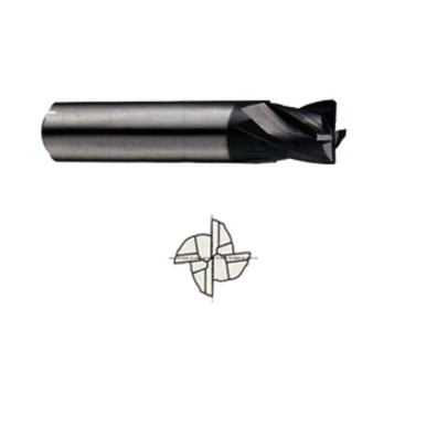 YG-1 EMD46008 V7 Mill Steel EMD46 High Performance Regular Length End Mill, 1/8 in Dia Cutter, 3/8 in Length of Cut, 4 Flutes, 1/8 in Dia Shank, 1-1/2 in OAL, TiAlN Coated