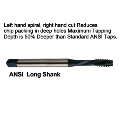 YG-1 H1403 1/4-20 2 F P-HSS TiN Long Spiral Tap