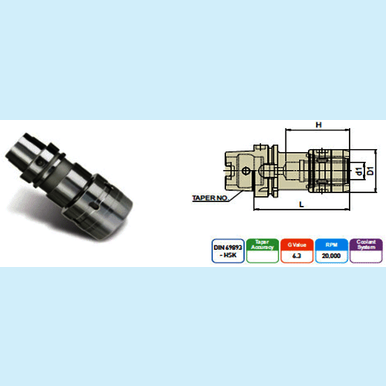 DUAL CONTACT HIGH SPEED MILLING CHUCK