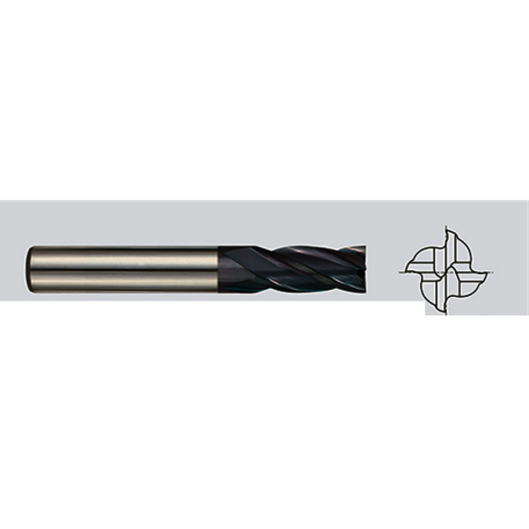 YG-1 Cutting Tools UGMGF57040 Mill Diameter 5/8 in, Number of Flutes 4, Length of Cut 3/4 in, Square End Mill