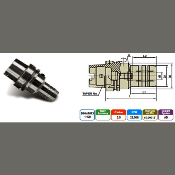 DUAL CONTACT HYDRAULIC CHUCK (FOR