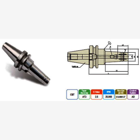 DUAL CONTACT HYDRAULIC CHUCK (SLIM)