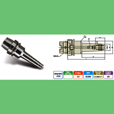 DUAL CONTACT HYDRAULIC CHUCK (FOR